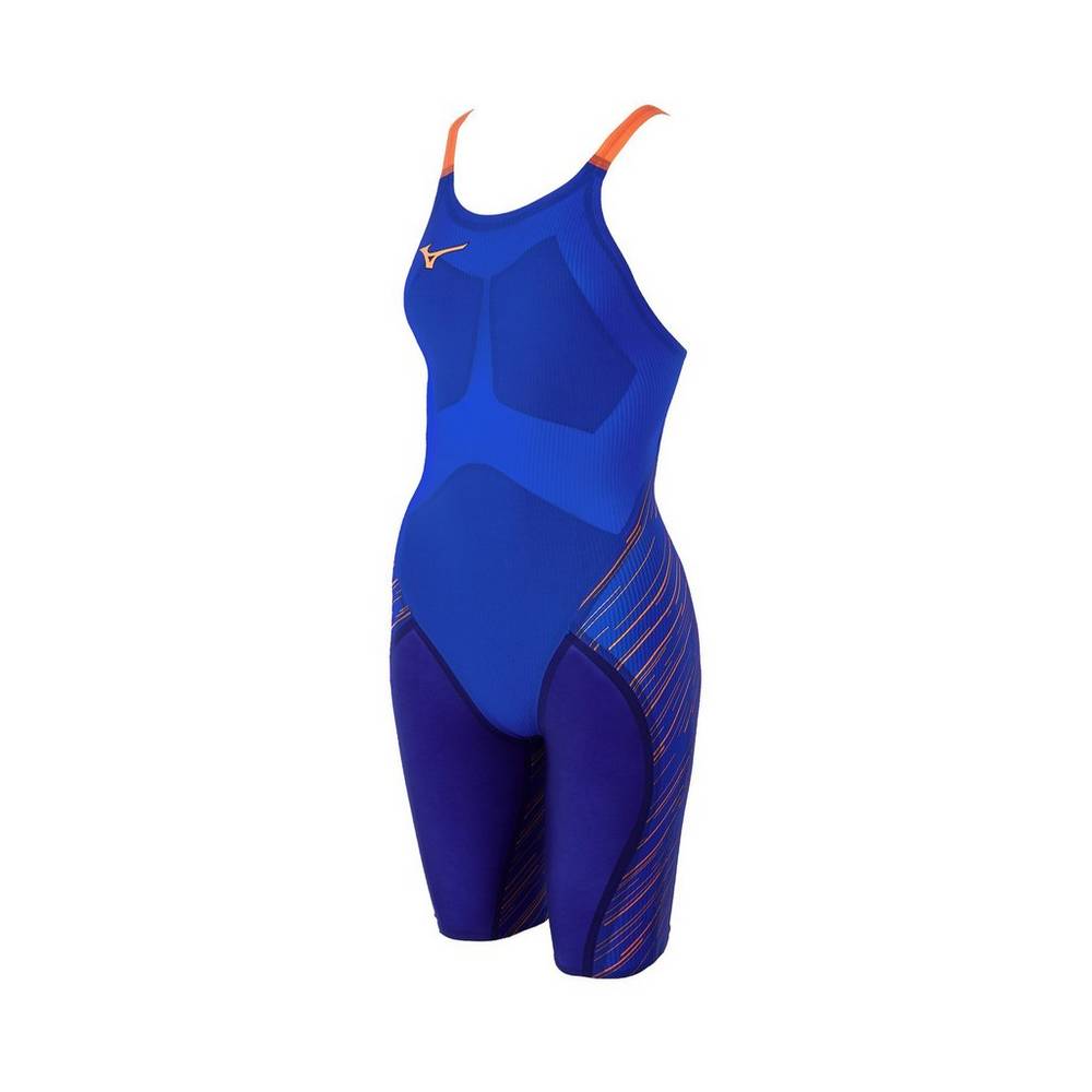 Womens Mizuno GX-Sonic III MR Jammer Swimsuit Royal/Orange Philippines (ZSRMFO769)